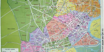Քարտեզը փ Хошимина 